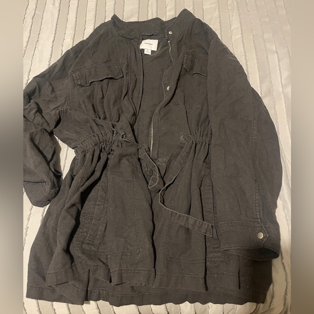 Old Navy dark denim jacket